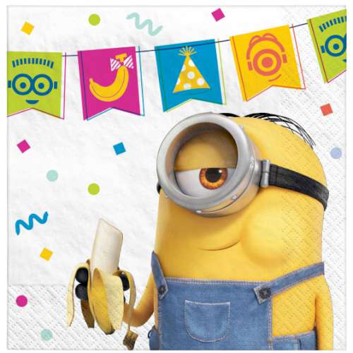 Minions Beverage Napkins - Click Image to Close